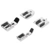 4Pcs Zipper Presser Foot Parallel Grooves Easy Operation Edge Design