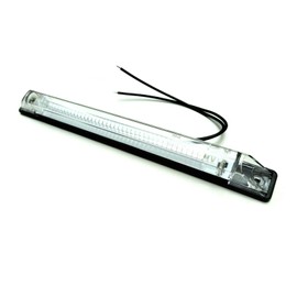 White LED Front Outline Light, Marker Light, Position Light for Trucks, Cars, Trailers, Caravans etc.