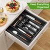 Pipishell Bamboo Expandable Drawer Organizer for Utensils Holder, Adjustable Cutlery