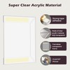 8.5 x 11 Acrylic Picture Frame, Horizontal/Vertical Clear Photo Frame