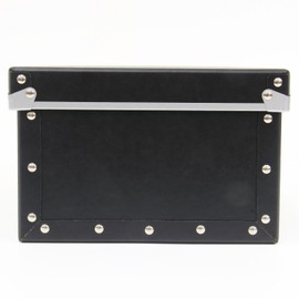 Adachi Paper Storage Case, Hard Pulp Box, Lid Type (W x D x H): 10.0 x 14.2 x 6.3 inches (25.5 x 36 x 16 cm), PBF-811, Black