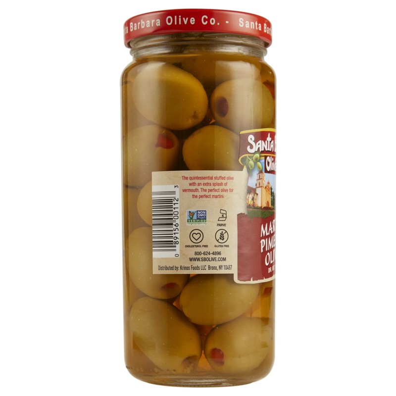 Santa Barbara Pimento Martini Olives 10 oz, 2 Pack