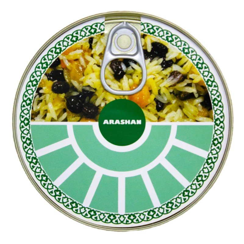 Arashan Pilaf with Raisin, 11,46 Ounce, Quick Easy Dinner, Canned