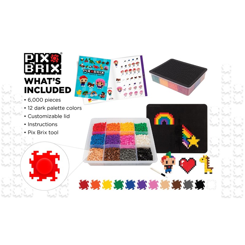 Pix Brix Pixel Art kit Puzzle Bricks – 6,000 Piece