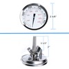 67088 67731 Thermometer with Tab Replacement for Weber Genesis 300,