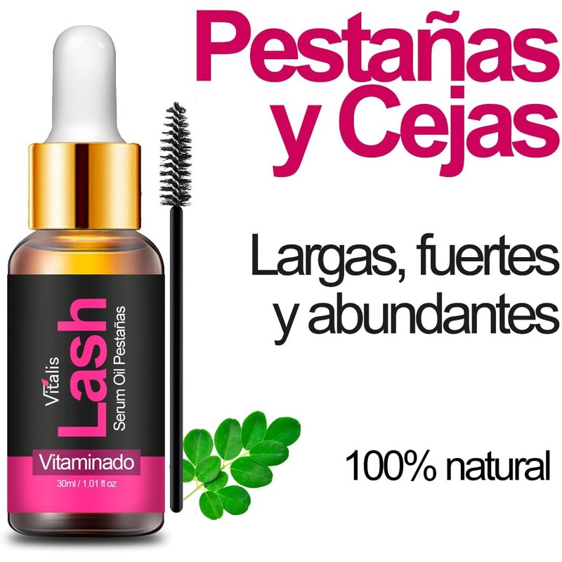Vitalis Suero Natural para Crecimiento de Pestañas y Cejas, 90