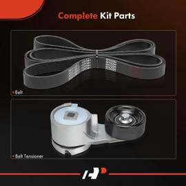 A-Premium Engine Serpentine Belt Drive Kit Compatible with Ford Mustang 1988 1989 1990 1991 1992 1993-5.0L