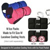 LUCOLOVE Replacement Ice Packs for Dog Cooling Vest – 2-Pack