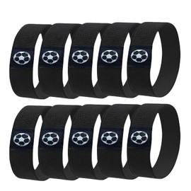 GUSXPPD Pack of 12 Shoelaces Fixing Strap, Shoelaces Fixing Tape Football, Prevent Football Boots from Loosening, Football Shoe Laces Holder for Sports Shoes, Leisure Shoes (Child 18 x 2 cm)