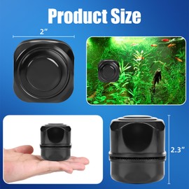 AQUANEAT Aquarium Magnetic Brush, Glass Fish Tank Cleaner, Algae Scraper, Not for Acrylic and Plastic, Large