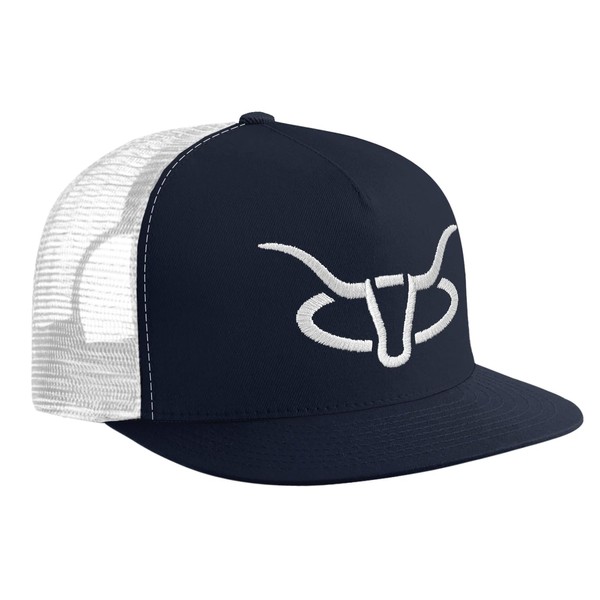 Joe's USA Cattle Creek Ranch Horns Logo Adjustable Snapback Western