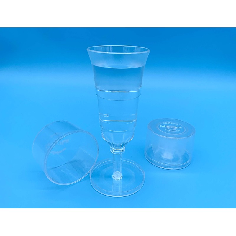 FoldyCups.com Travel Wine / Champagne Glasses (Set of 2) -