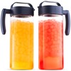 Komax Set of 2 Plastic Water Pitcher with Lid –