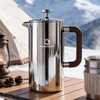 TOMAKEIT 1L/34 Oz French Press Coffee Maker,304 Stainless Steel Coffee