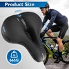 ytorgr Bicycle Saddle Memory Foam Ergonomic Shock Absorbing Breathable Bicycle