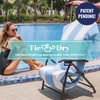 Arkwright Tie-and-Dry Beach Towel, 2-Pack, Clip-Free Pool Chair Cover with