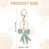 PATIKIL Bow Keychain for Women, Bag Purse Charm Rhinestone Bow