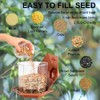 OKONOS Automatic Bird Feeder Hanging Seed Food Dispenser for Parrots
