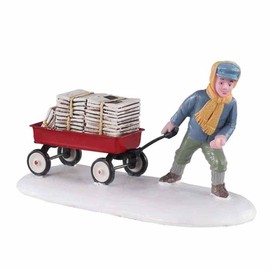 Lemax 02948 Caddington Village Figurine: Morning News