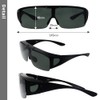 Fujita Optics Over Sunglasses, Flip Up, Can be hung from