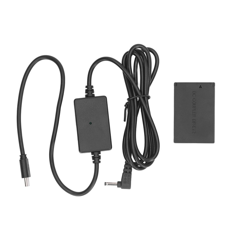 LP E12 Dummy Battery Digital Camera DR E12 DC Coupler