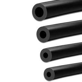 SDZONGES Manguera de aspiradora para automóvil, manguera de aspiradora de 1/8" 5/32" 1/4" 3/8" ID Líneas de aspiradora automotriz, 130PSI Max Presión de silicona, tubo de aspiradora negro, Va-Multi