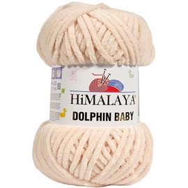 Himalaya Dolphin Baby Knitting and Crochet Yarn 100g Ball, Plush Amigurumi Yarn (Coral Peach 80333)