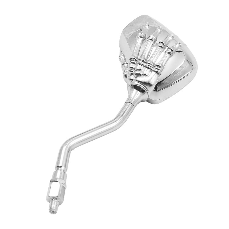 ieron 8mm 10mm Skeleton Skull Claw Motorcycle Mirrors - Ghosts