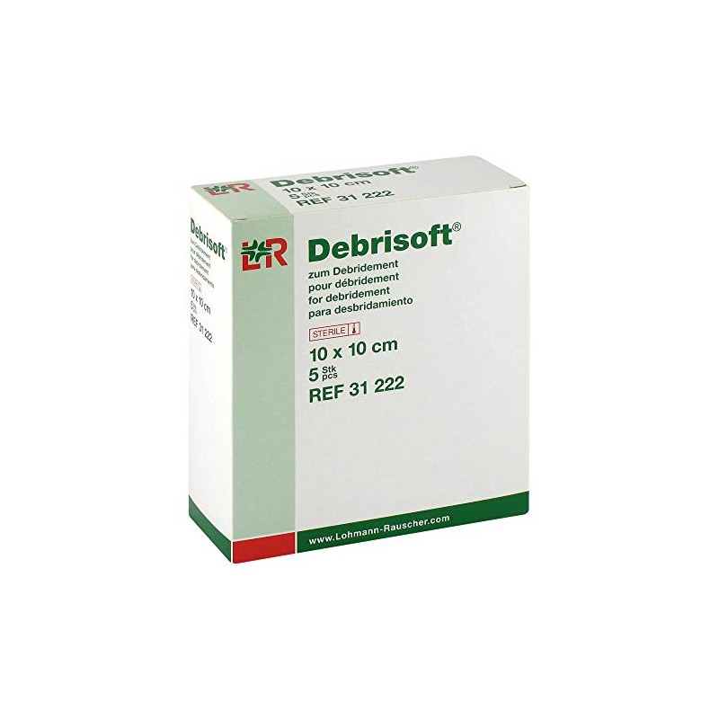 Debrisoft Dressings 10 x 10 cm Pack of 5