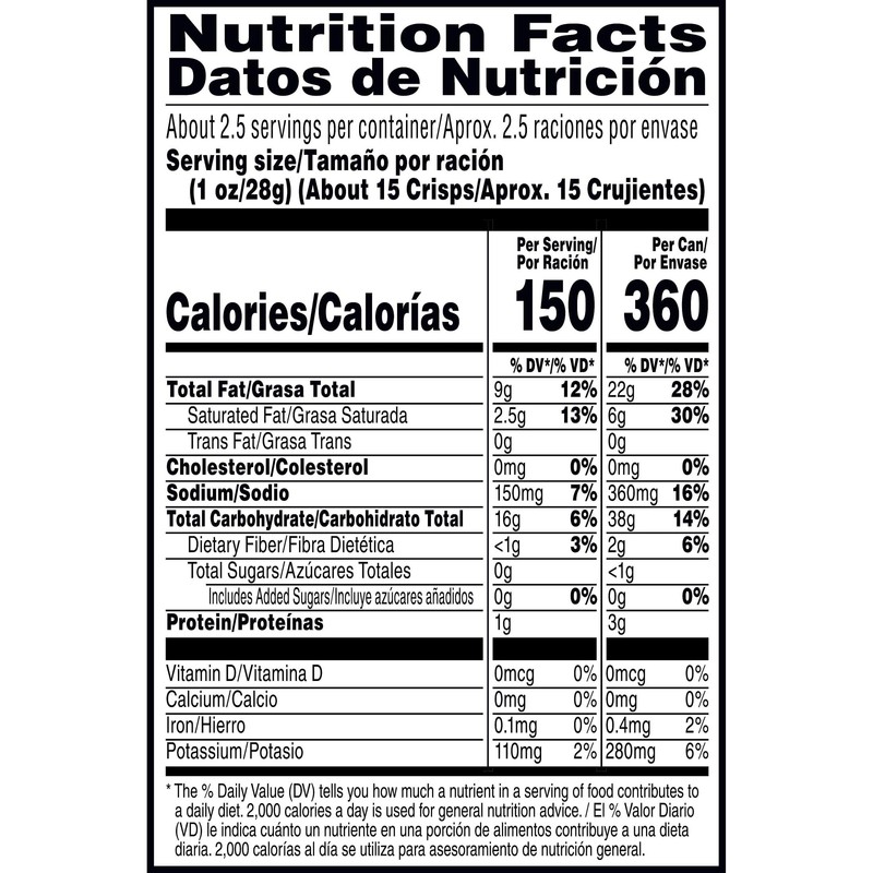 Pringles Potato Crisps Chips, Lunch Snacks, Office and Kids Snacks,