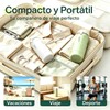 Dispensador de Viaje 4 en 1 para Gym, Campamento y