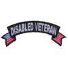 Disabled Veteran Patch With US Flags - By Ivamis Trading