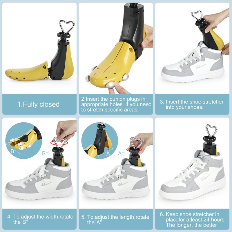 Osgusila Shoe Stretcher Women Men, Boot Stretcher Men, Shoe Tree