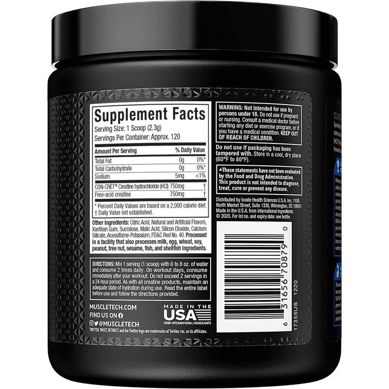 MuscleTech Cell-Tech Creactor - Creatine HCl Formula - Muscle Builder