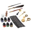 Feather Pen Set European Style British Retro Lacquer Stamp Dipped