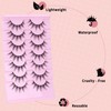 False Eyelashes Natural Look | 7 Pairs Anime-Inspired Wispy Lashes