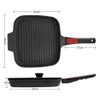 RANX INGST Griddle Pan with Lid, 10 Inch Cast Aluminium