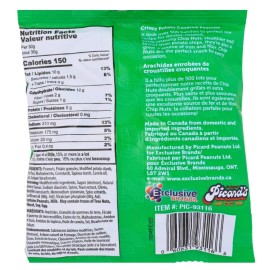 Exclusive Brands Pzazz Crunchy Nuts, Sour Cream & Chive Flavored, 80g/3 oz., Bag