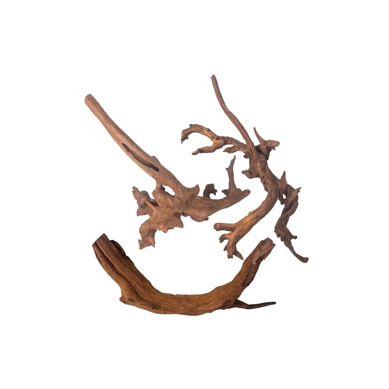 emours Mopani Aquarium Driftwood, Fish Tank Aquascape Wood for Shrimp
