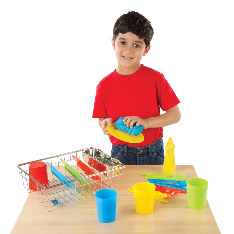 Melissa & Doug Wash and Dry Dish Set - 24