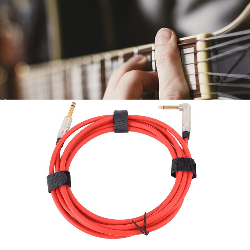 Musical Instrument Cable 6.35 Electric Folk Guitar Bass Audio Connection
