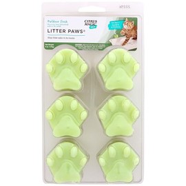Citrus Magic Pet Odor Control Paws for Litter Boxes, Outdoor Fresh, 6-Count, 6 Count (Pack of 1)