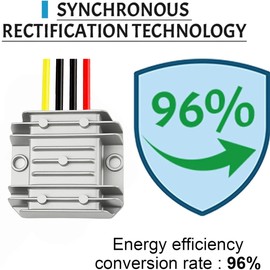 Voltage Converter 24 V to 12 V 20 A, DC DC Converter 24 to 12 240 W, Voltage Limiter 12, Step Down Power Supply Buck Converter