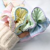 : Chic Striped Hair Scrunchies for Girls and Women，Elastic Hair