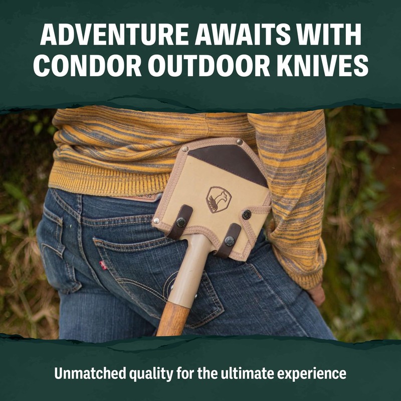 Condor Tool & Knife Condor Camping Shovel | 1045 High