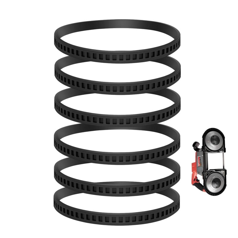 6 Pack 650721 0 Bandsaw Rubber Tires 6" x 1/2"