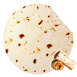 Bnuitland Waffle Funny Blanket,300 GSM Double Sided Giant Funny Realistic Food Blanket with Waffle Pouch, Novelty Funny Blanket for Baby/Kids and Pets Wrap