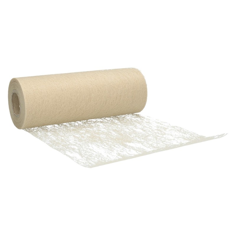 AmaCasa Non-Woven Table Runner with Flower Design 23 cm /