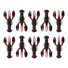 Crawfish Lures for Bass Fishing,Shrimp Crayfish Swim Bait - Natural Scent Soft Swimbait Sinking Design for Lake River Freshwater Saltwater Aquarium Water Environment