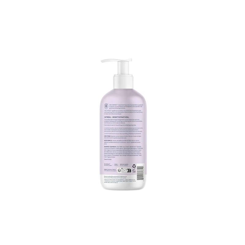 ATTITUDE Body Lotion for Sensitive Skin with Oat, EWG Verified,
